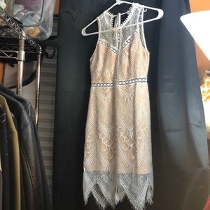 White Lace Bodycon Dress